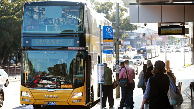 The B-Line at Warringah Mall, taken before COVID-19. Picture: Adam Yip