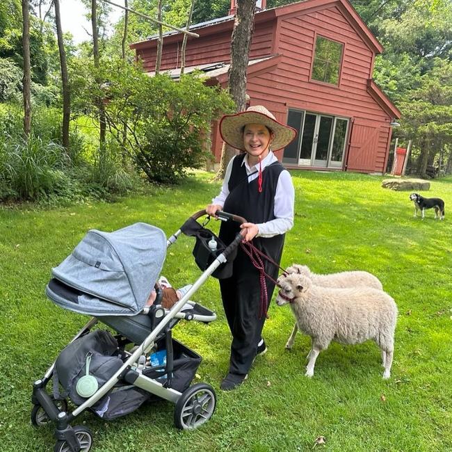 Isabella Rosellini at Mama Farm on Long Island. Picture: Mama Farm Instagram