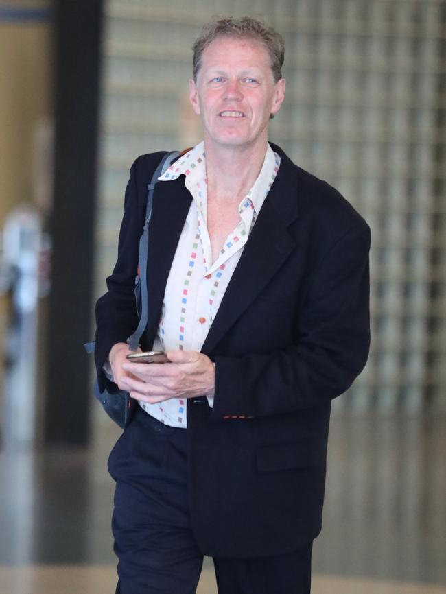 Protester Thomas Colley at his last court appearance. Picture: John Grainger