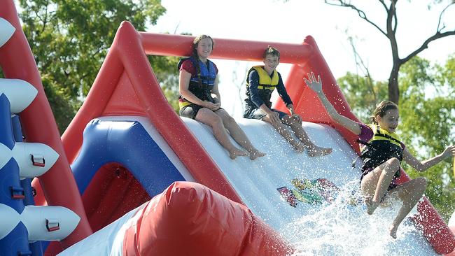 clontarf inflatable water park