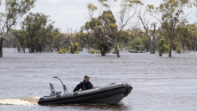 Police searched the River Murray around Loxton overnight. Picture: File