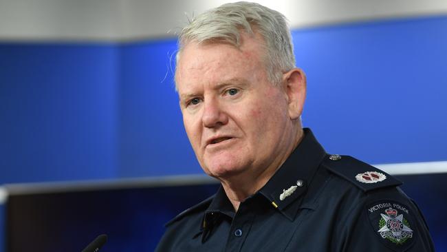 Assistant Commissioner for road policing Stephen Leane said a review of the force’s pursuit policy in 2015 had led to a decline in the number of chases. Picture: AAP