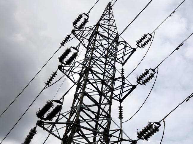 A high-voltage tower is pictured at the Waraira Repano hill, also known as "El Avila," in Caracas on August 31, 2024. Power was restored across Venezuela on Saturday morning, after a massive 12-hour outage plunged the entire country into darkness. The government has blamed the outage on "sabotage" by opposition forces protesting what they say was fraud in the widely disputed elections that left President Nicolas Maduro in charge. (Photo by Pedro Rances Mattey / AFP)