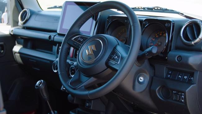 Suzuki’s Jimny XL feels basic in the cabin.
