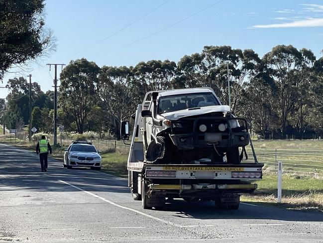 The second vehicle from the crash.