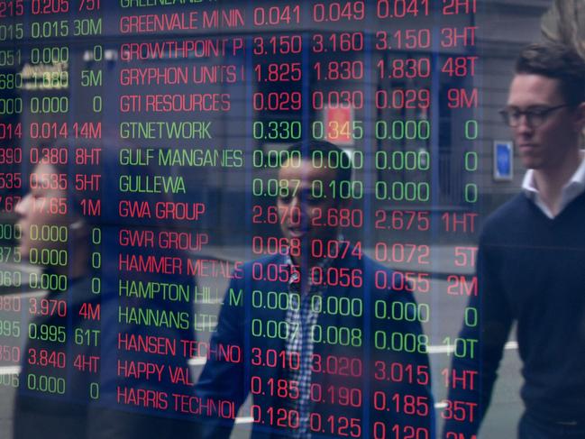 SYDNEY, AUSTRALIA - NCA NewsWire Photos AUGUST, 12, 2020: Digital market boards are seen at the Australian Stock Exchange (ASX) in Sydney. Picture: NCA NewsWire/Bianca De Marchi