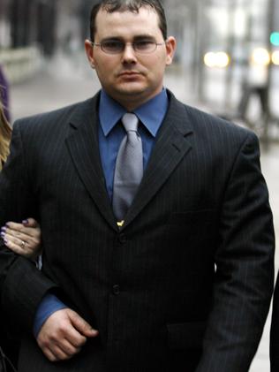 Former Blackwater Worldwide security guard Dustin Heard. Picture: AP