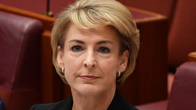 Senator Michaelia Cash is being pursued by Labor over the raids affair. Picture: Mick Tsikas/AAP