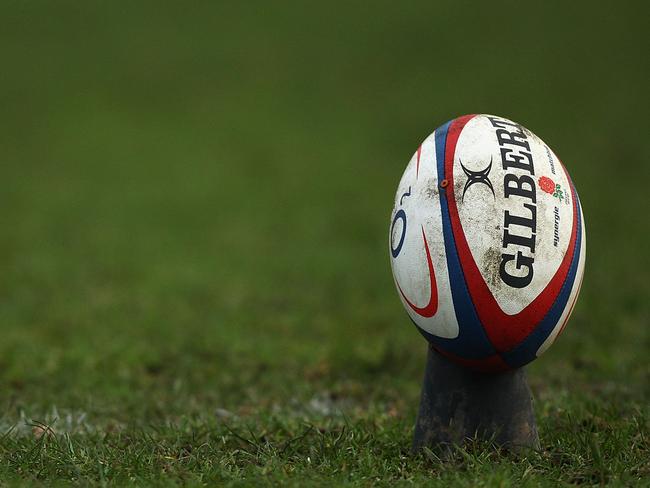 SALE, ENGLAND - DECEMBER 13: A generic Rugby Ball during the International match between England U18 and Australia Schools at Heywood Road on December 13, 2009 in Sale, England. (Photo by Matthew Lewis/Getty Images)