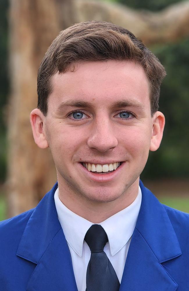 Ben Masnjak, school captain, Cannon Hill Anglican College. Picture: Contributed