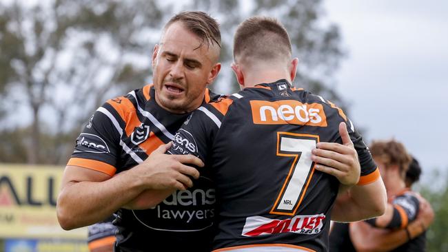 Josh Reynolds returned for Wests Tigers’ clash with the Panthers at Penrith Stadium. Picture: Getty Images