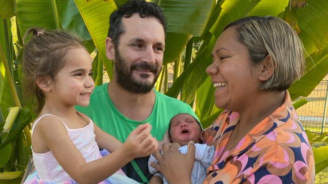 Minister Selena Uibo and husband Corey welcomed their son Phoenix in August 2023. Picture: Supplied