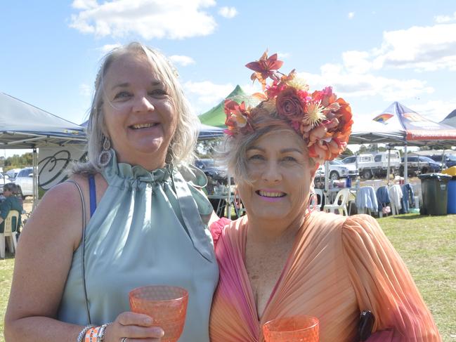 At the Clifton Races are (from left) Terry and Janeen, Saturday, October 28, 2023. Picture: Jessica Klein