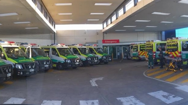 Ambulance ramping is at its worst, according to official figures, despite Labor before the next election vowing to “fix” the crisis. Picture: Supplied