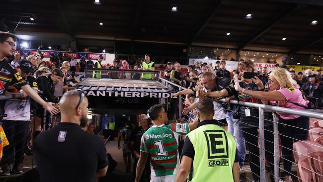 A fan (not pictured) aimed the slur at Mitchell as he walked into the tunnel (Photo by Cameron Spencer/Getty Images)