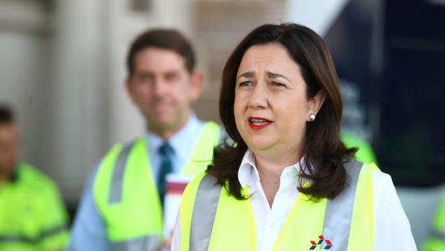 Queensland Premier Annastacia Palaszczuk wants NSW to trace the latest cases within 48 hours. Picture: Jono Searle/Getty Images