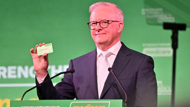 LAUNCESTON, TASMANIA, NewsWire Photos. 23 FEBRUARY, 2025. Prime Minister, Anthony Albanese makes a major speech about Laborâs plan to Build Australiaâs Future and Strengthening Medicare. Picture: NewsWire/ Scott Gelston