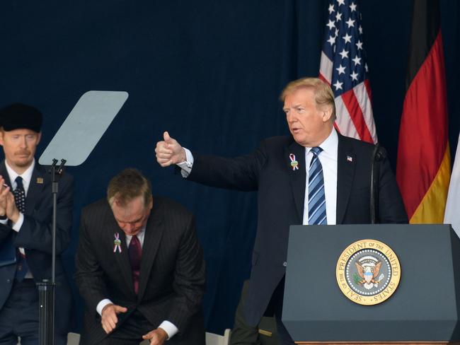 The US is marking the 17th anniversary of the terror attacks of September 11, 2001. Picture: Jeff Swensen/Getty Images/AFP