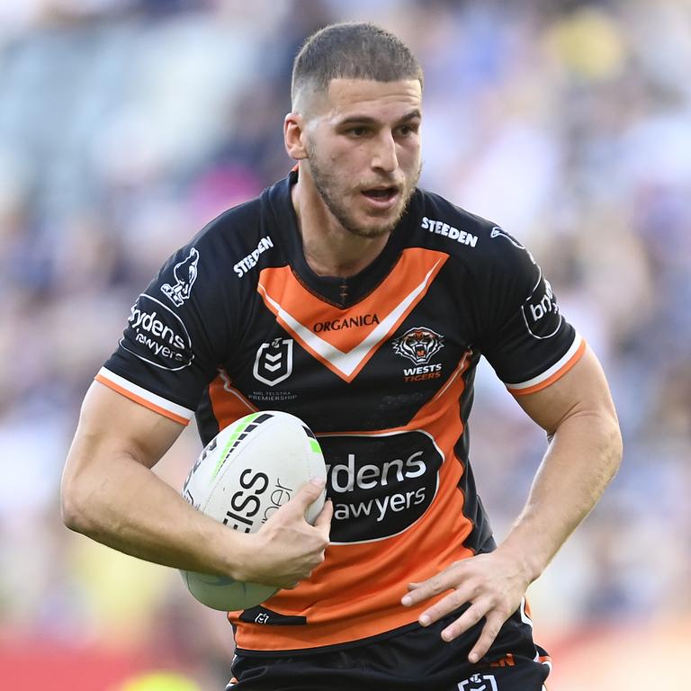 dam Doueihi of the Tigers looks to be great value to start 2023. Picture: Ian Hitchcock/Getty Images