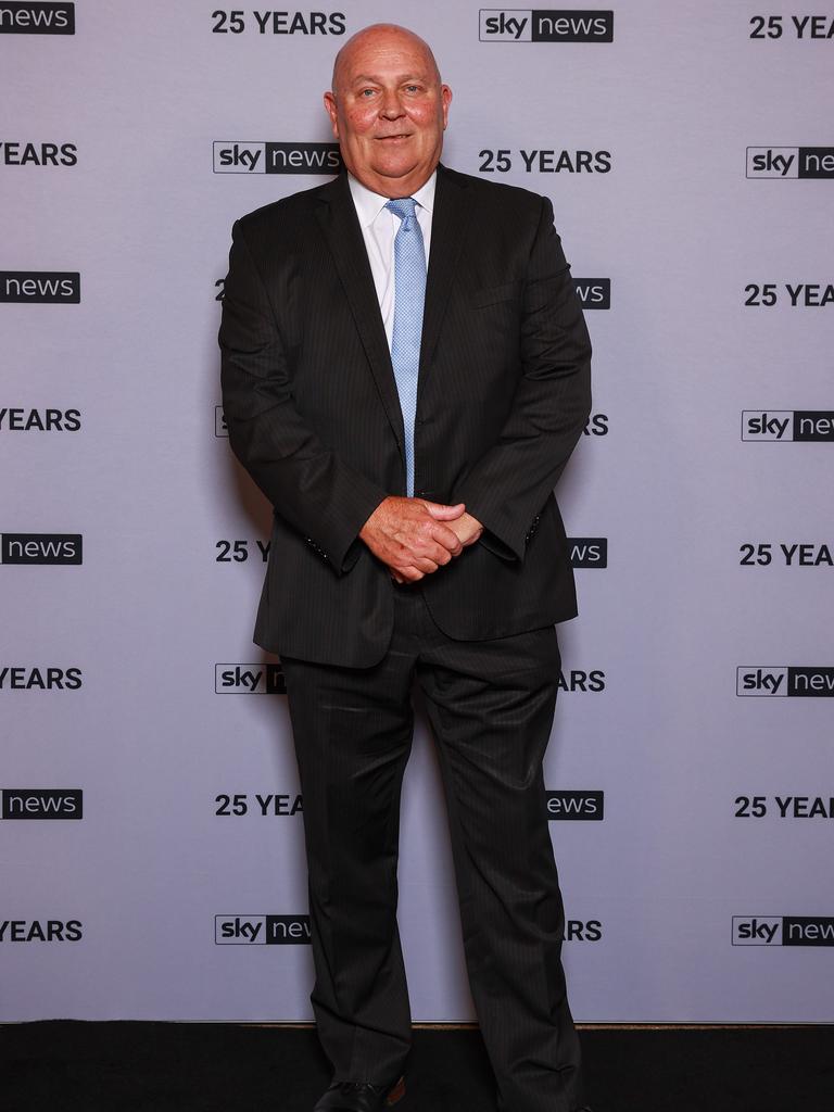 Barry Brown, at the Sky News 25th Anniversary celebration, at Bennelong Restaurant. Picture: Justin Lloyd.