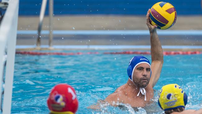 Luke Ingwersen of Gold Coast Gold against Sunshine Coast FBRD in the grand final. Picture: Kevin Farmer