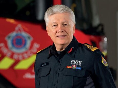 Fire Rescue Commissioner Ken Block. Picture: Supplied