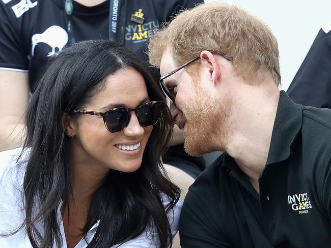 Prince Harry and Meghan Markle attend the Invictus Games 2017 in Toronto. Picture: Getty