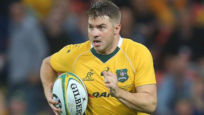 BRISBANE, AUSTRALIA - SEPTEMBER 10: Drew Mitchell of the Wallabies runs the ball during the Rugby Championship match between the Australian Wallabies and the South Africa Springboks at Suncorp Stadium on September 10, 2016 in Brisbane, Australia. (Photo by Chris Hyde/Getty Images)