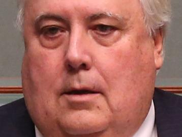 Clive Palmer in Question Time in the House of Representatives Chamber at Parliament House in Canberra. Pic by kym Smith Pic by kym Smith