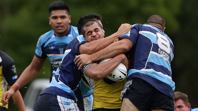 Action from the Ron Massey Cup Mounties v Cabramatt game at New Era Stadium on Saturday. Picture: Tim Clapin