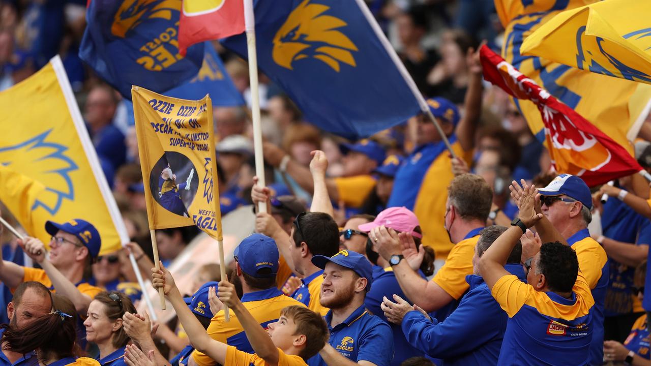 West Coast Eagles fans have their say on the flag that changed