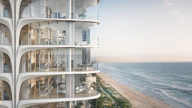 Artist impression of the Sunset Residences