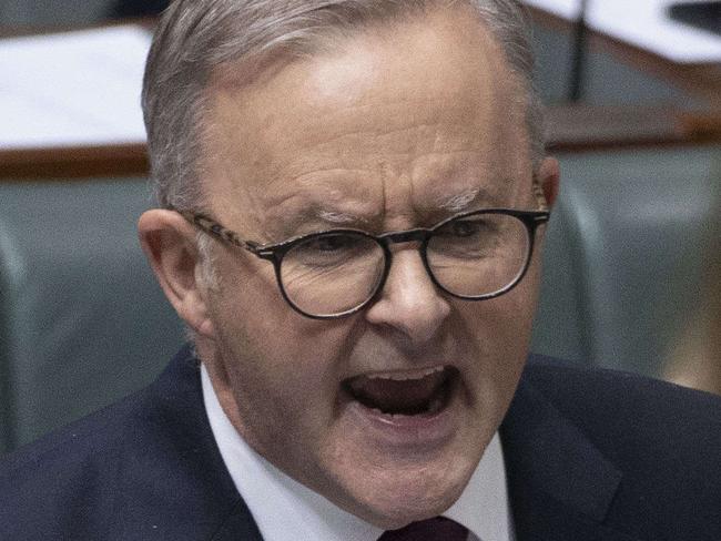 CANBERRA, AUSTRALIA - NewsWire Photos DECEMBER 01, 2022: Prime Minister Anthony Albanese during Question Time in the House of Representatives in Parliament House in Canberra.Picture: NCA NewsWire / Gary Ramage