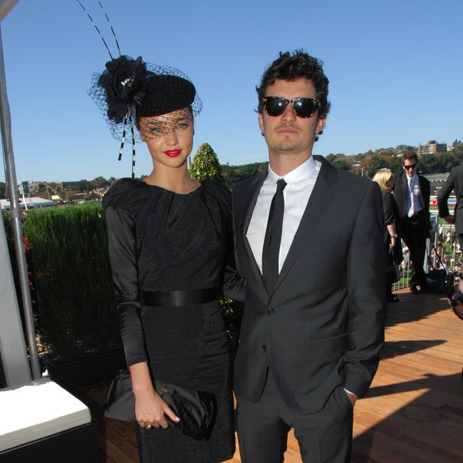 Miranda Kerr and Orlando Bloom in 2008.