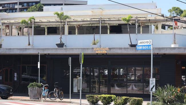 In January when Jimmy Tantsis-hall closed his two Nobby Beach venues, Tropic Vice( above) and Zephyr. Picture Glenn Hampson
