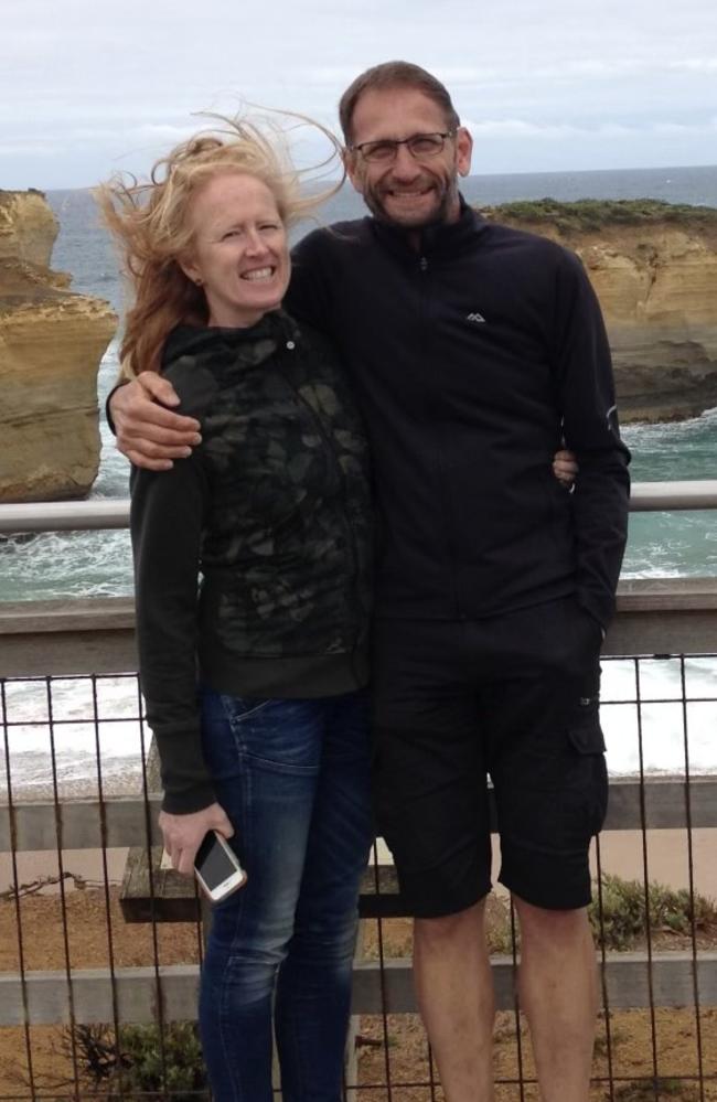 Harri Jokinen and his partner Libby Adamson. Picture: Contributed