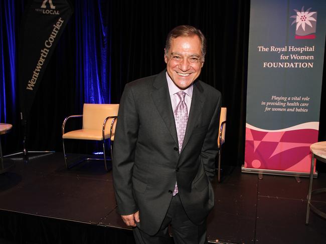 John Mangos at a charity function in Sydney in 2014. Picture: Attila Szilvasi.