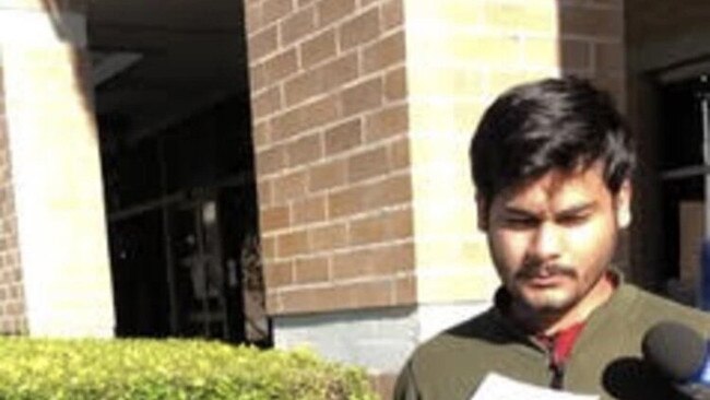 Ahmer Nasir allegedly hit a pedestrian.