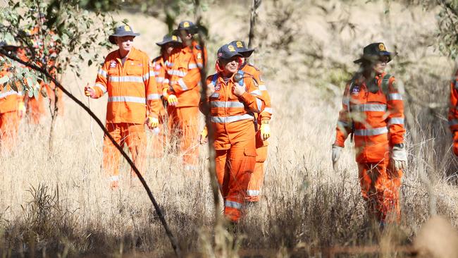 Police and SES searches have failed to locate a body. Picture: Tara Croser