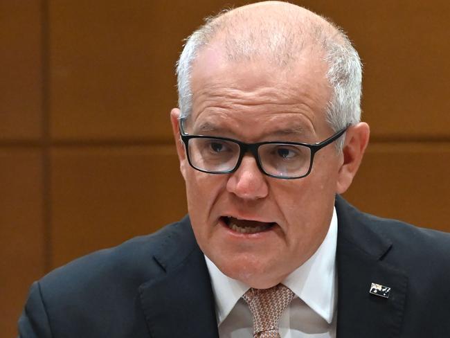 Scott Morrison struck the AUKUS deal during his prime ministership. Picture: Kazuhiro Nogi / AFP