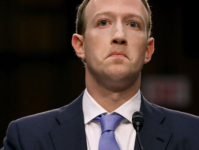 Mark Zuckerberg has been slammed over Facebook’s decision to block the sharing of news on its Australian site. Picture: Getty Images/AFP