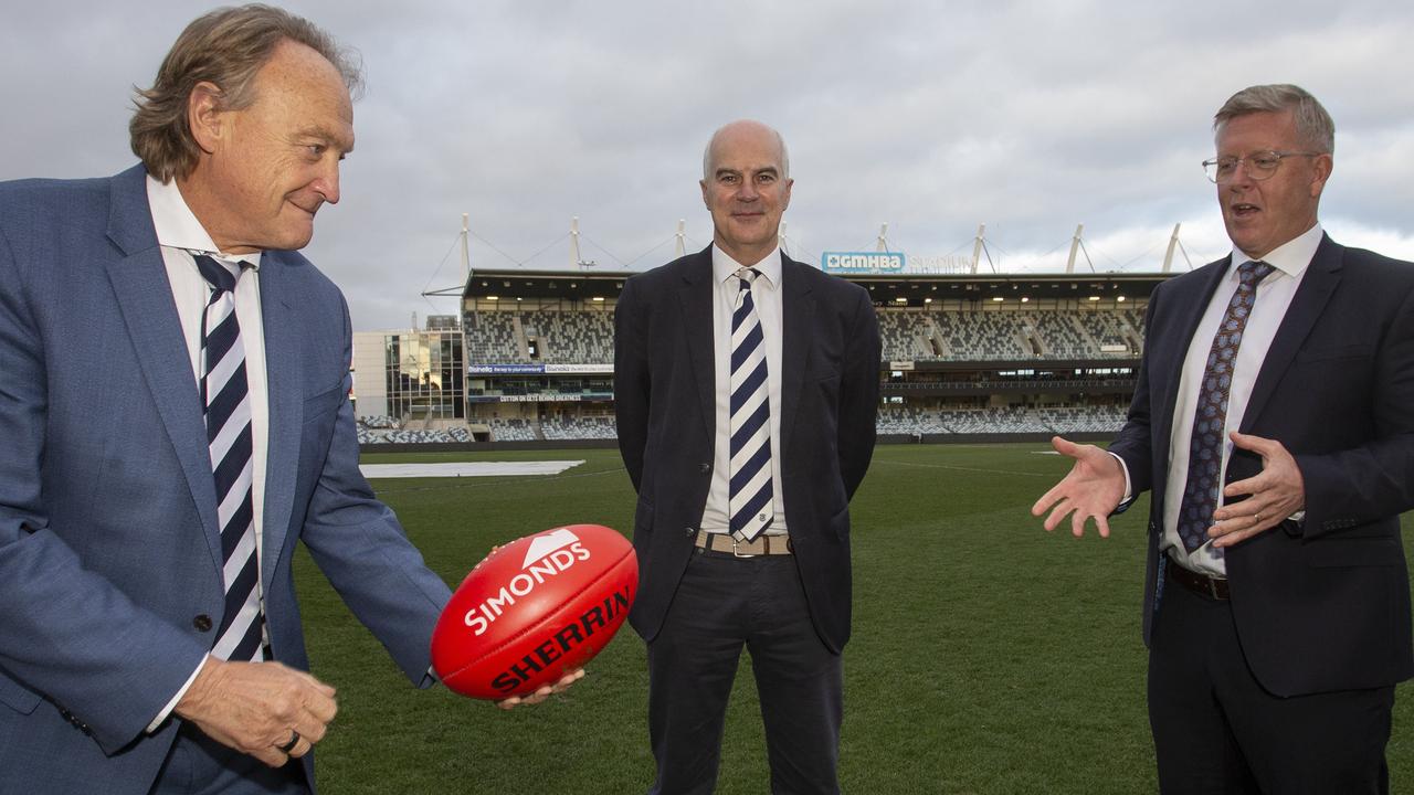 Brain Cook is leaving Geelong for a new challenge at Carlton. Picture: Alan Barber