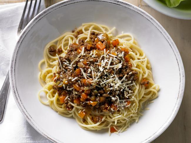 Sunday Mail - Looking Forward - Beef and lamb recipes. Spaghetti bolognese.