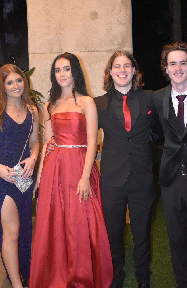 Bonney, Chelsea, Jaiden and Alexander at the 2022 Chancellor State College formal.