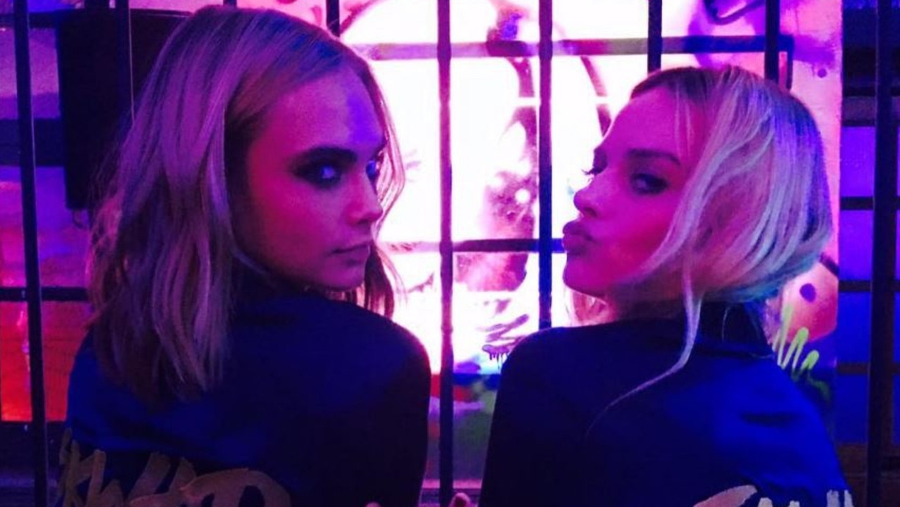 Delevingne, seen here with close friend Margot Robbie, is reportedly dealing with mental health and substance abuse issues. Picture: Instagram