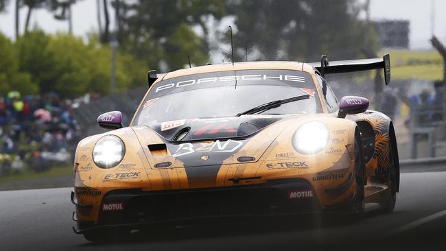 The Manthey EMA Porsche sporting The Bend livery at Le Mans.. Picture: Ker Robertson/Getty Images
