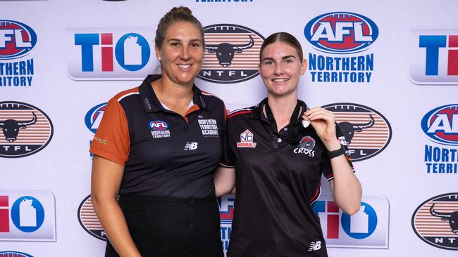 Cate Twaddle of Southern Districts was named the under-18s women's best and fairest winner of the 2024-25 NTFL season. Picture: Celina Whan / AFLNT Media