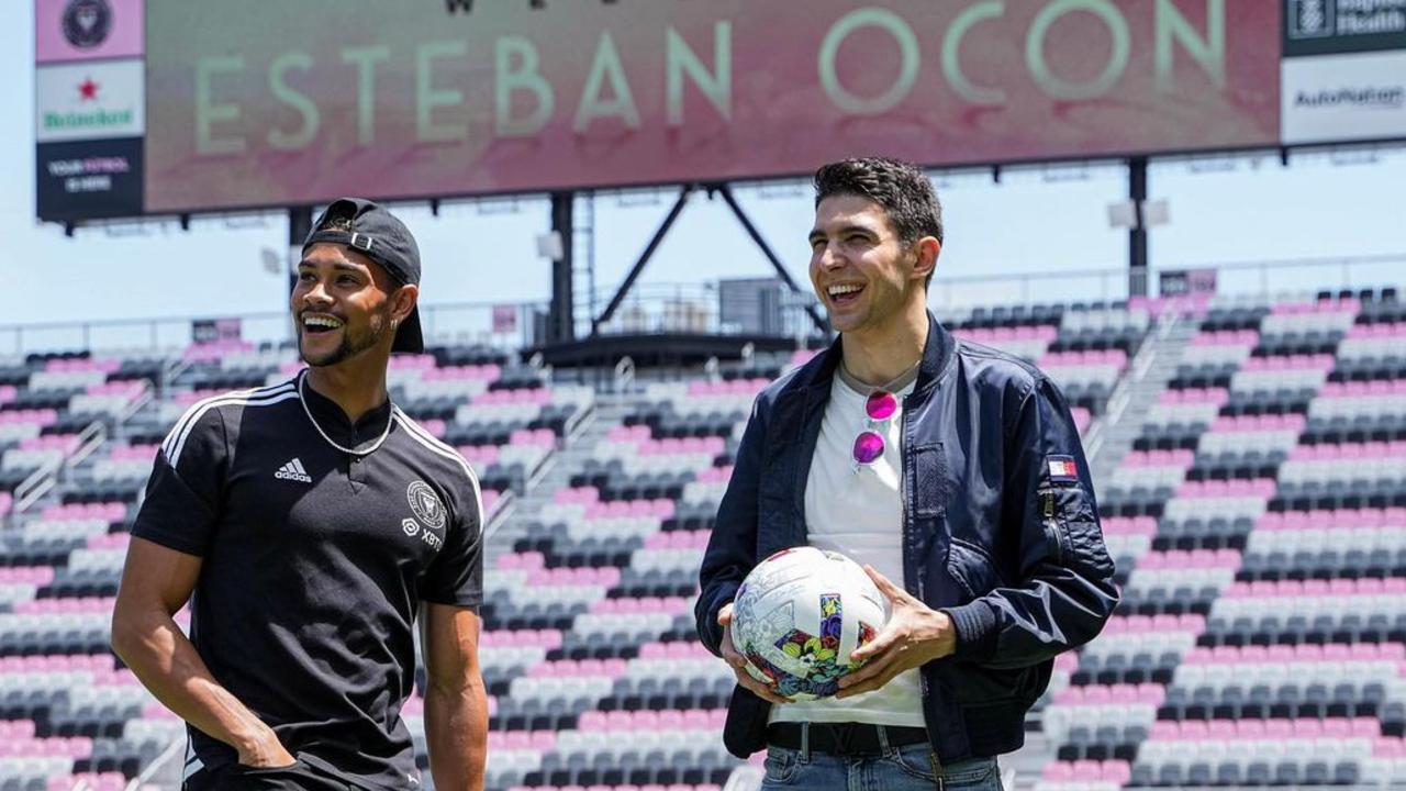 Esteban Ocon with Inter Miami MLS