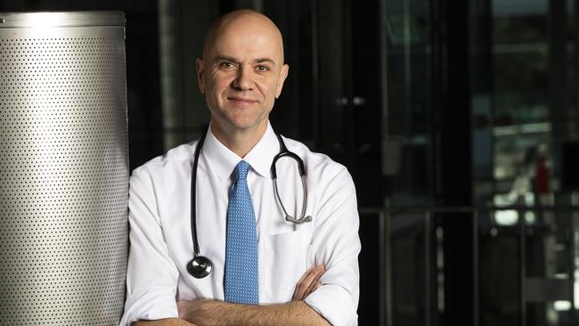 Gold Coast University Hospital infectious diseases physician Dr John Gerrard, who treated Queensland's first cases of COVID-19. Picture: Nigel Hallett