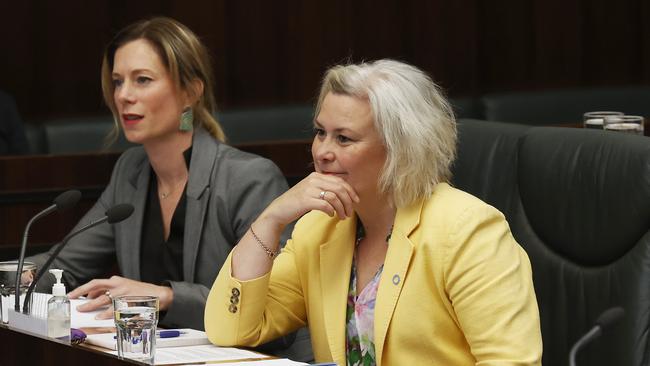 Labor deputy leader Anita Dow. Final question time in the Tasmanian parliament for 2023. Picture: Nikki Davis-Jones